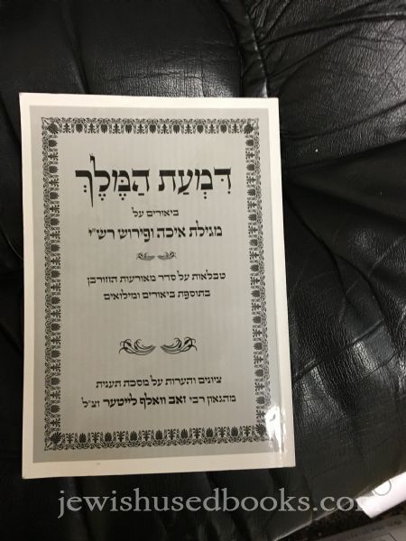 Dimas HaMelech: Biurim al Megilas Eichah U'Pirush Rashi