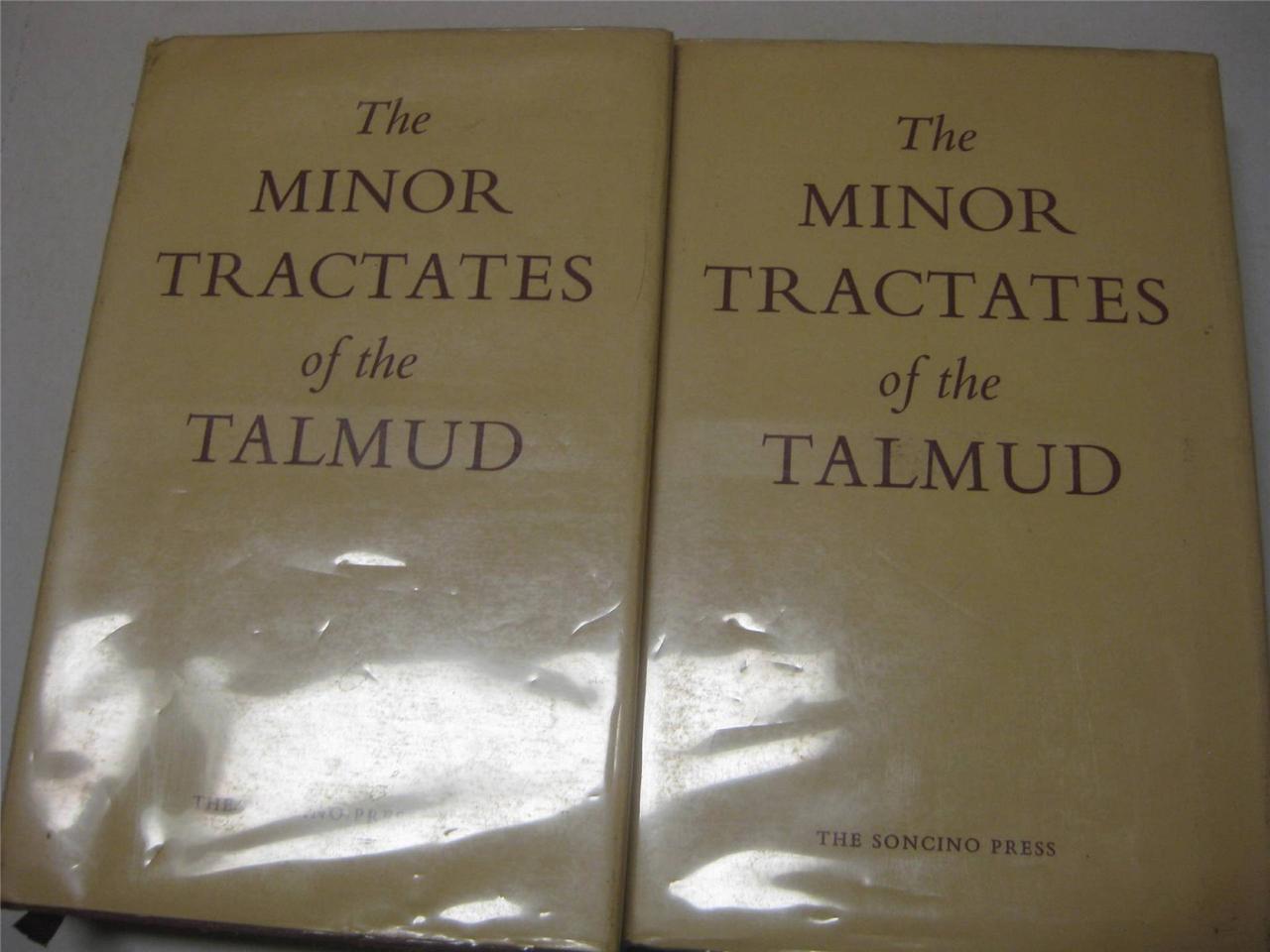 The Minor Tractates of the Talmud: Massektoth Ketannoth In Two Volumes