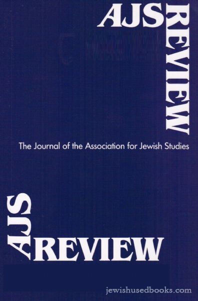 AJS Review - Vol XVII No. 1 Spring 1992