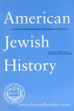 American Jewish History - Vol 89 No. 3 Dec 2001