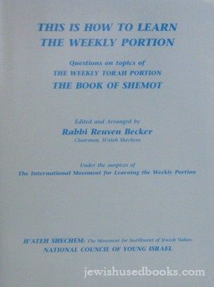 This Is How To Learn The Weekly Portion