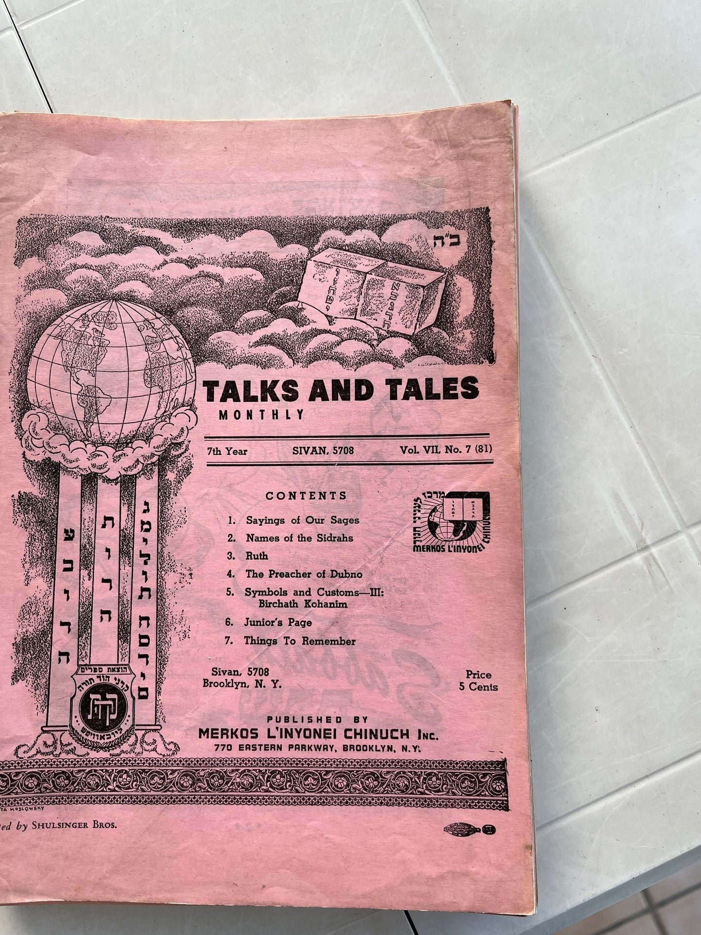 Talks and Tales Monthly
