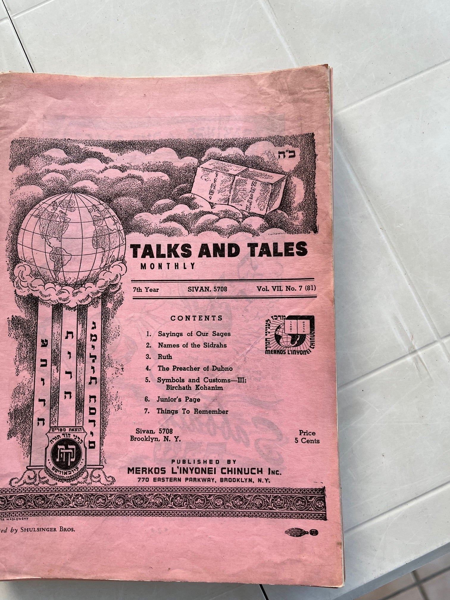 Talks and Tales Monthly