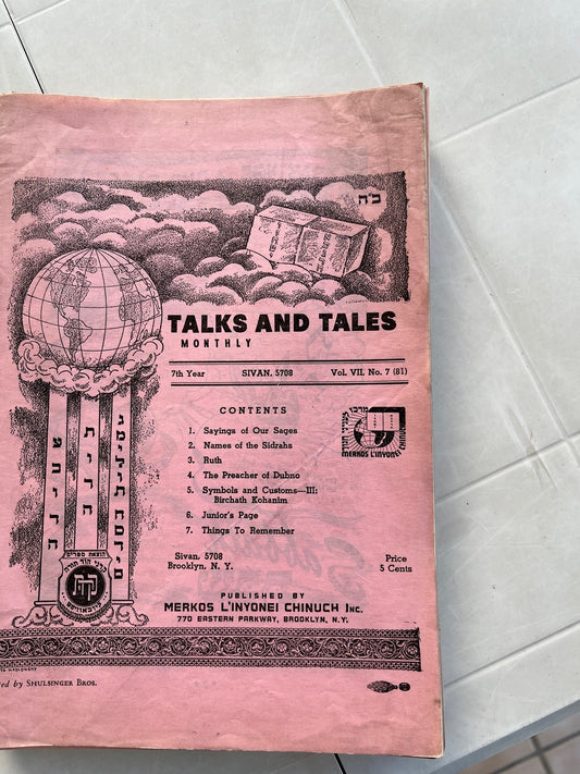 Talks and Tales Monthly