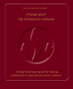 The Steinsaltz Humash (Hebrew and English Edition) 