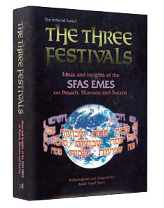 The Three Festivals: Sfas Emes- Ideas and insights of the Sfas Emes on Pesach, Shavuos, and Succos
