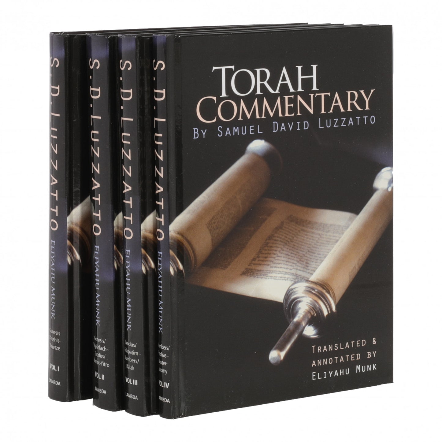 Torah Commentary by Samuel David Luzzatto (4 vols.)