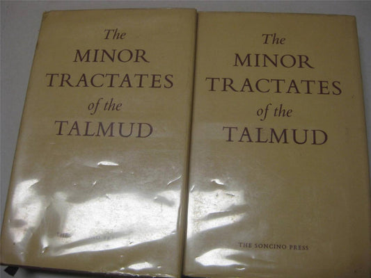 The Minor Tractates of the Talmud: Massektoth Ketannoth In Two Volumes