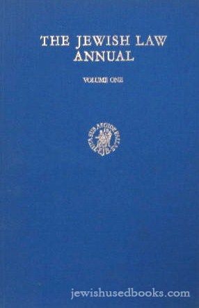 The Jewish Law Annual: vol. 1