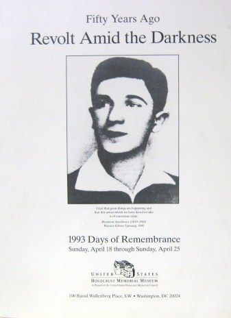 Fifty Years Ago: Revolt Amid the Darkness: 1993 Days of Remembrance