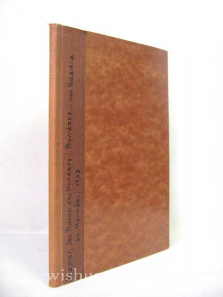 Das Problem Des Wunders (German)