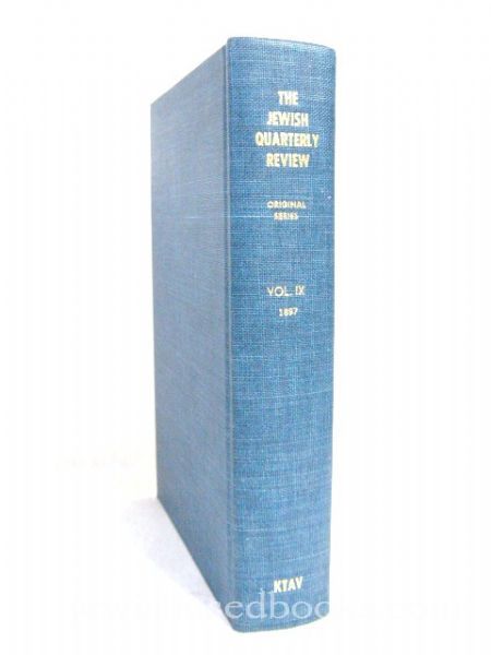 The Jewish Quarterly Review Vol. IX 1897
