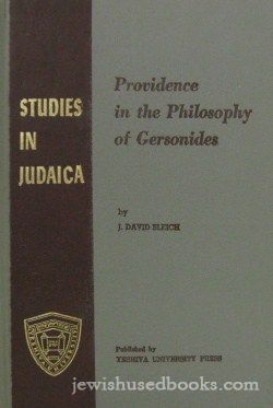 Providence In The Philosophy Of Gersonides