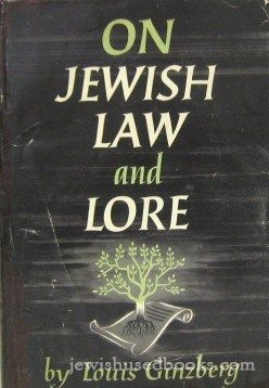 On Jewish Law and Lore