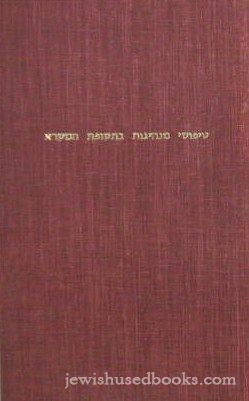 Tipusei Manhigos B'Tekufos HaMikra (Hebrew)