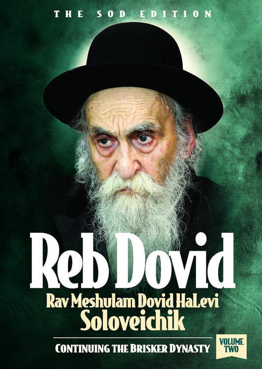 Reb Dovid, Volume 2: Rav Meshulam Dovid HaLevi Soloveichik - Continuing the Brisker dynasty