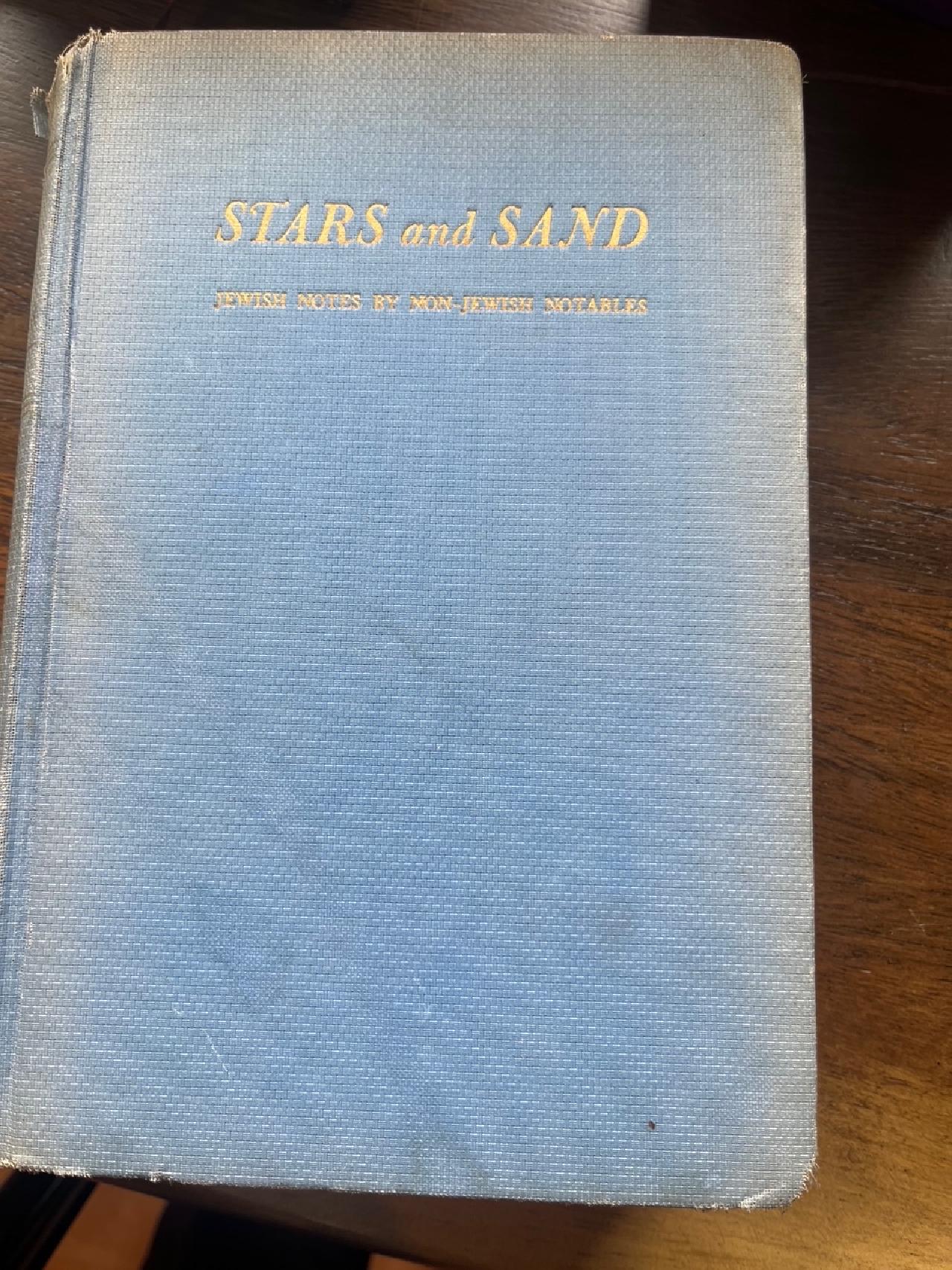 Stars and Sand: Jewish Notes by Non Jewish Notables