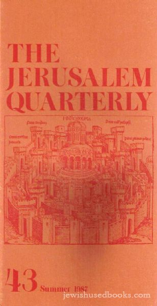 The Jerusalem Quarterly ; Number Forty Three, Summer 1987