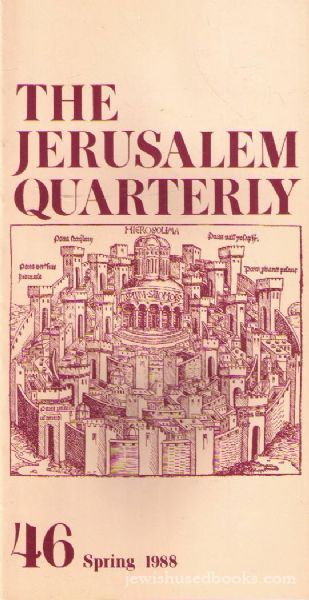 The Jerusalem Quarterly ; Number Forty Six, Spring 1988