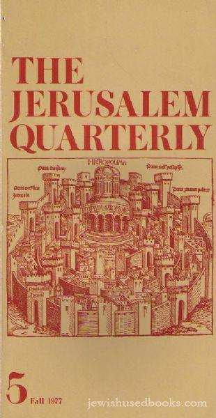 The Jerusalem Quarterly ; Number Five, Fall 1977