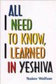 All I Need To Know, I Learned In Yeshiva